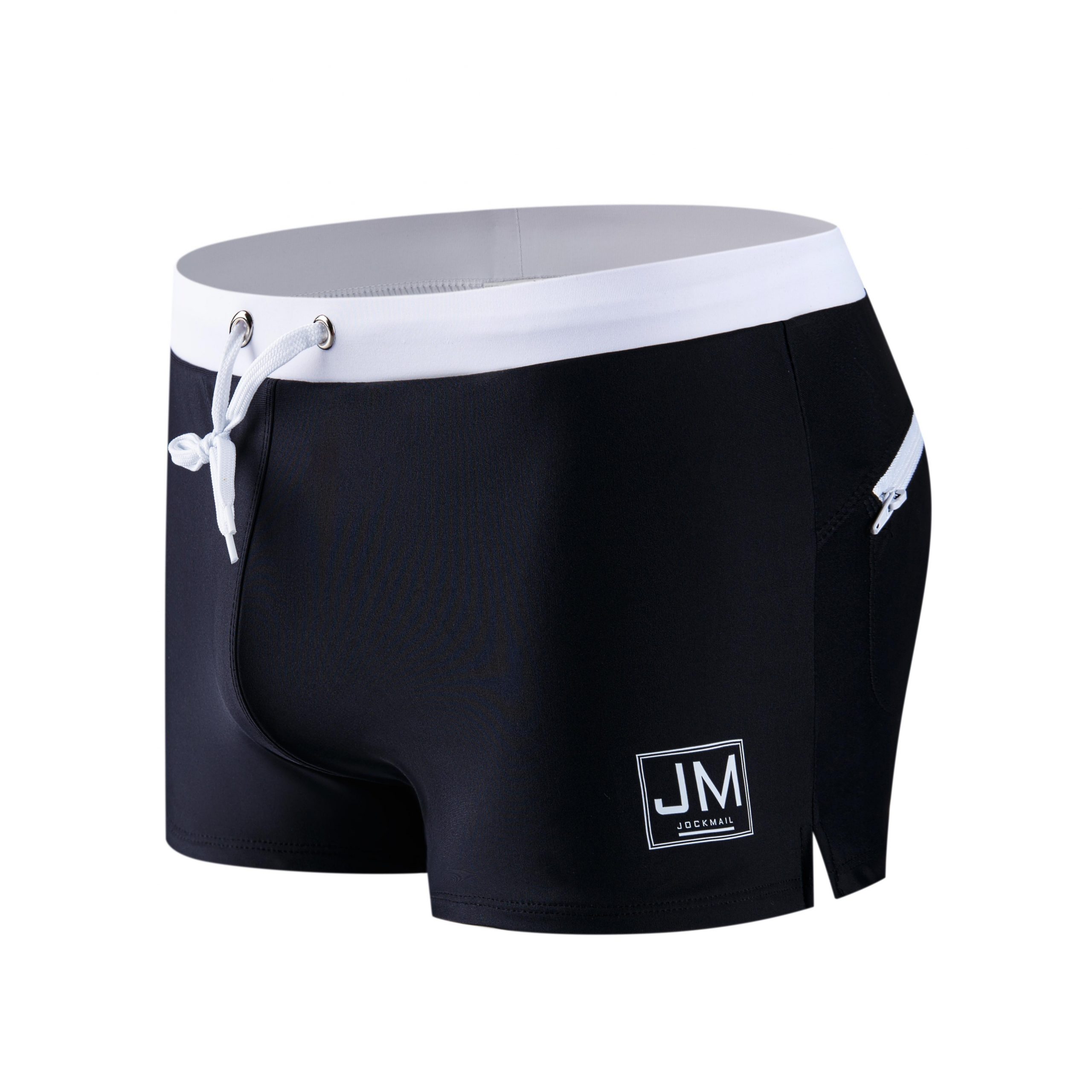 Men’s JOCKMAIL JM703 – SwimTrunk – Black – Underwear Club South Africa